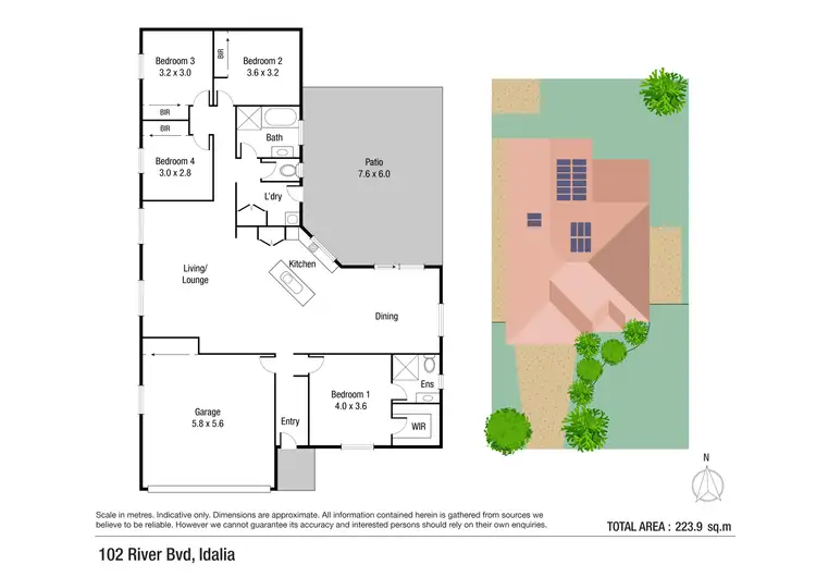 Floorplan of Homely house listing, 102 River Boulevard, Idalia QLD 4811