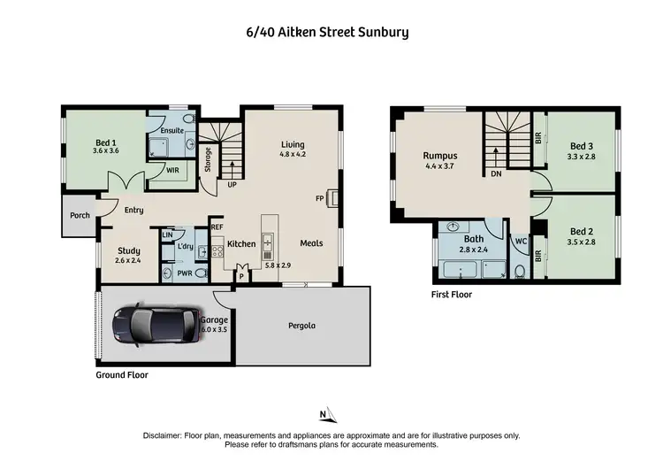 Floorplan of Homely house listing, 6/40 Aitken Street, Sunbury VIC 3429