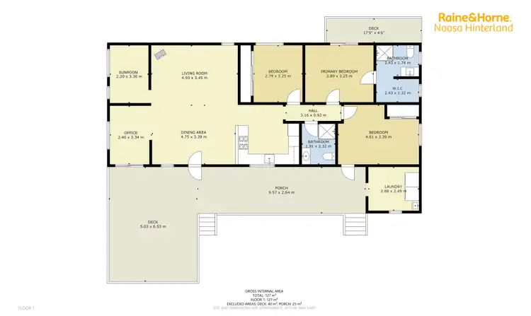 Floorplan of Homely house listing, 25 Samantha Drive, Pie Creek QLD 4570