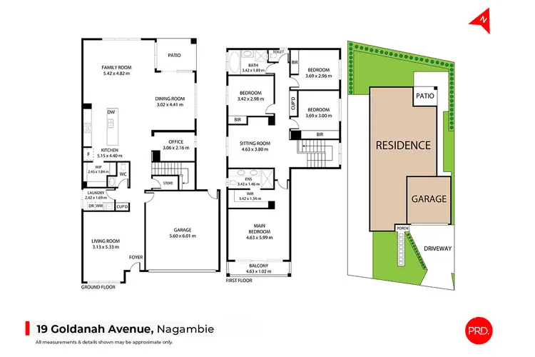 Floorplan of Homely house listing, 19 Goldanah Ave, Nagambie VIC 3608