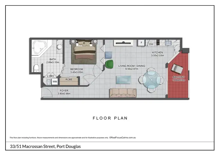 Floorplan of Homely apartment listing, 33/51 Macrossan Street, Port Douglas QLD 4877