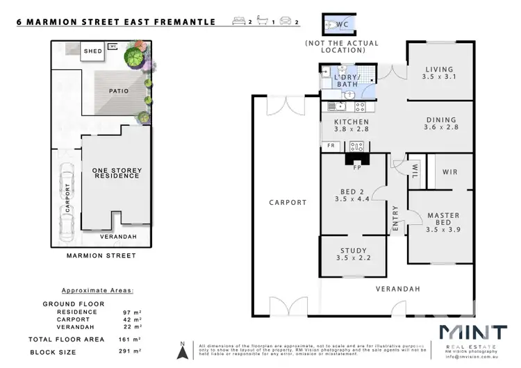 Floorplan of Homely house listing, 6 Marmion Street, East Fremantle WA 6158
