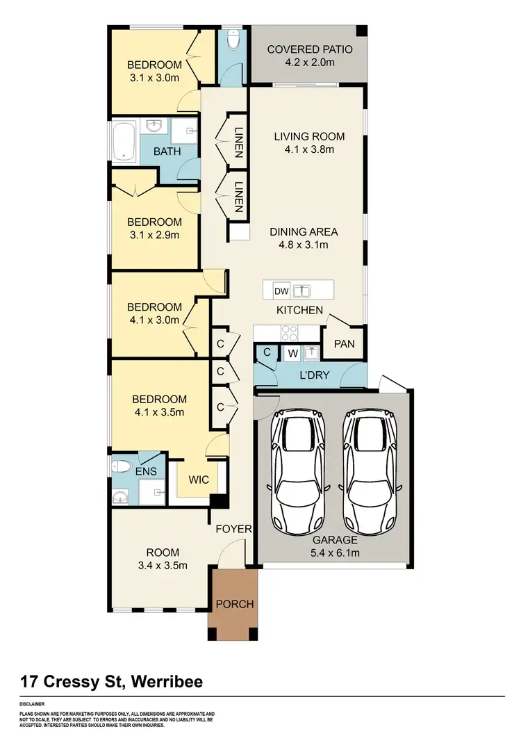 Floorplan of Homely house listing, 17 Cressy Street, Werribee VIC 3030