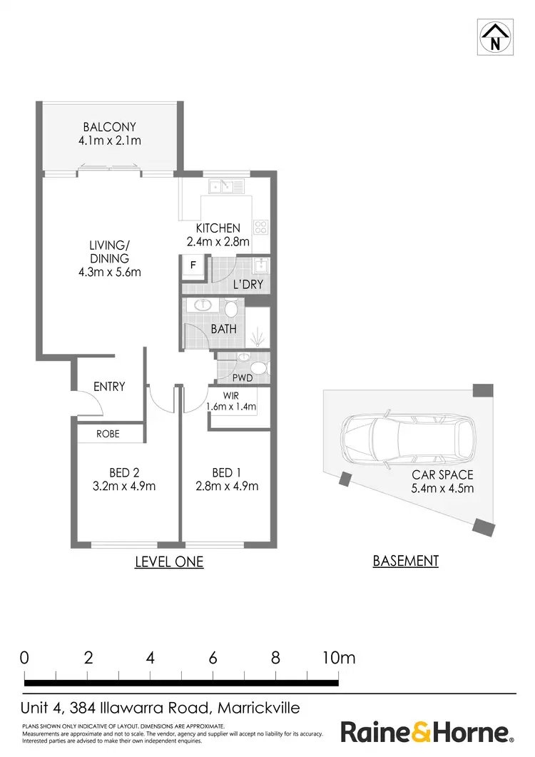 Floorplan of Homely apartment listing, 4/384 Illawarra Road, Marrickville NSW 2204