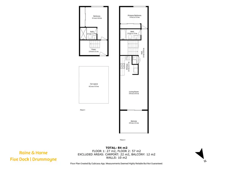 Floorplan of Homely apartment listing, 14/1-3 Hornsey Road, Homebush West NSW 2140
