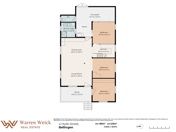 Floorplan of Homely house listing, 4 Hyde Street, Bellingen NSW 2454