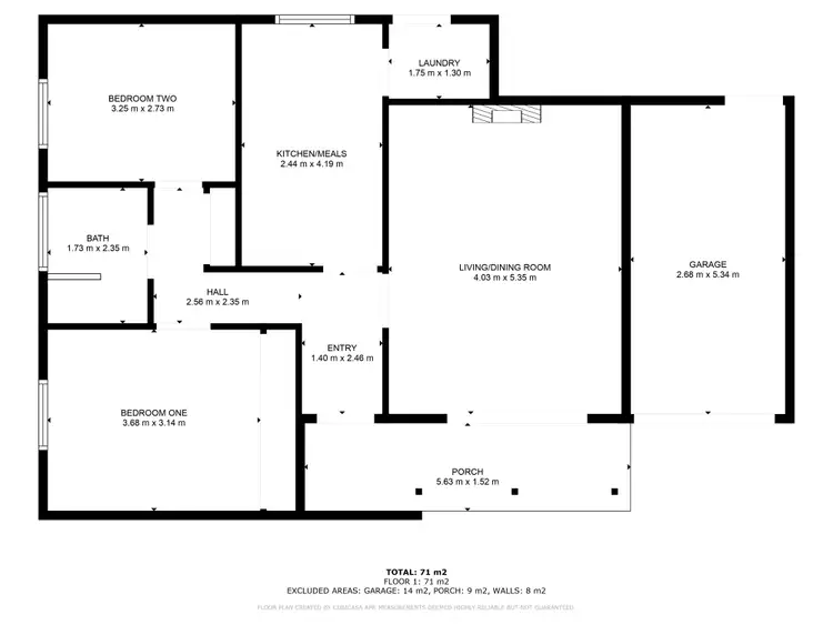 Floorplan of Homely unit listing, 3/42-44 March Street, Orange NSW 2800