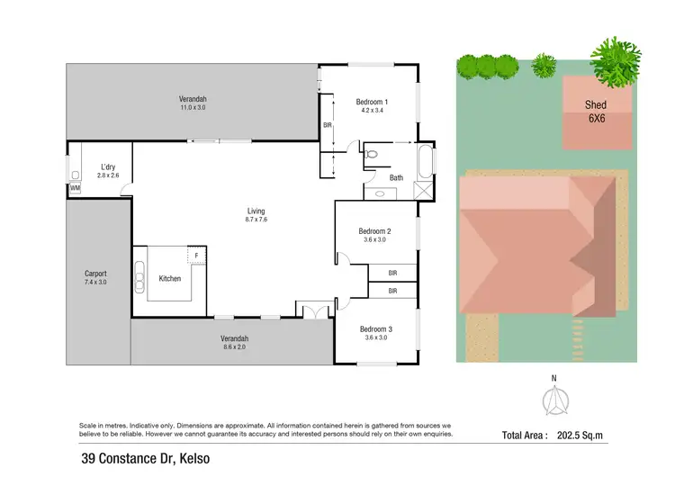 Floorplan of Homely house listing, 39 Constance Drive, Kelso QLD 4815