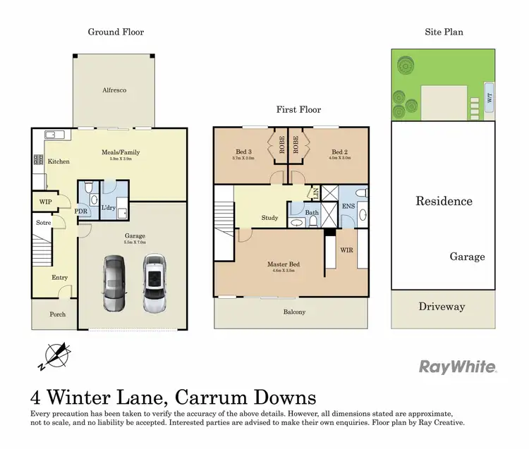 Floorplan of Homely house listing, 4 Winter Lane, Carrum Downs VIC 3201