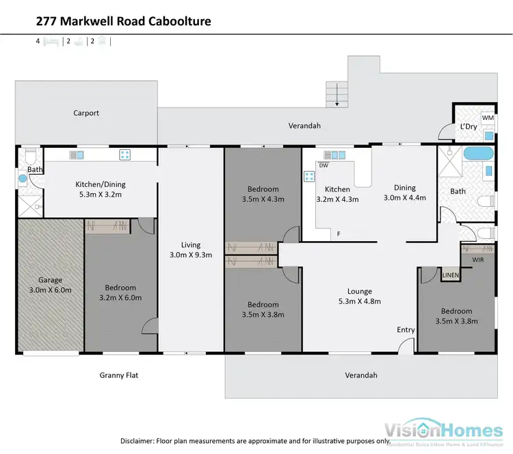 Floorplan of Homely house listing, 277 Markwell Road, Caboolture QLD 4510