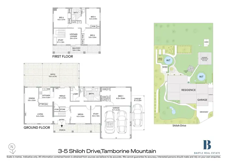 Floorplan of Homely house listing, 3-5 Shiloh Drive, Tamborine Mountain QLD 4272