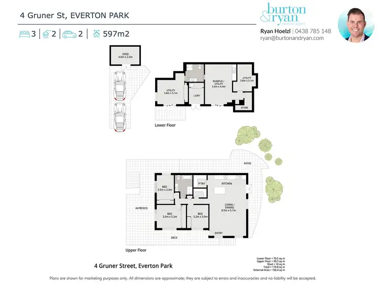 Floorplan of Homely house listing, 4 Gruner Street, Everton Park QLD 4053