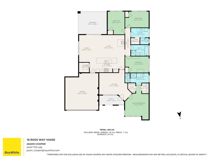 Floorplan of Homely house listing, 16 Ross Way, Vasse WA 6280