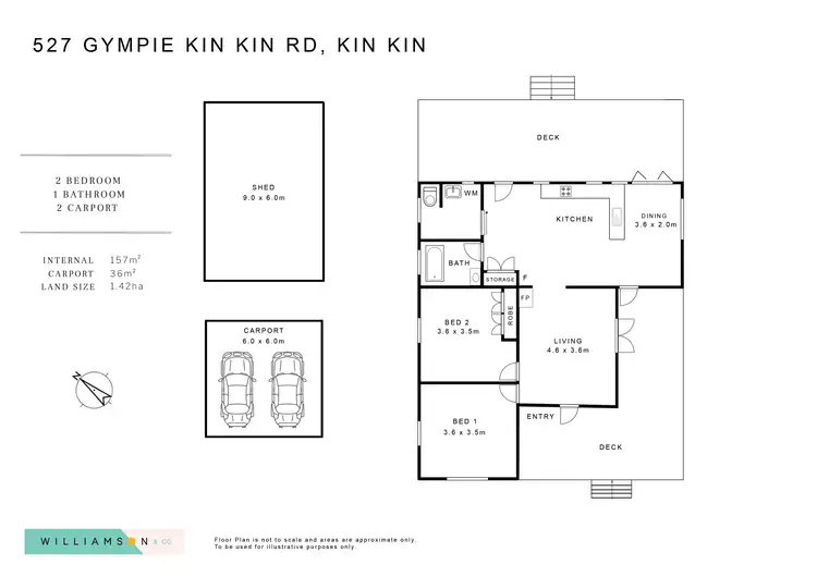 Floorplan of Homely house listing, 527 Gympie Kin Kin Road, Kin Kin QLD 4571