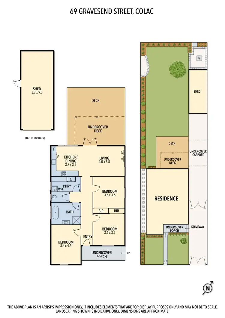 Floorplan of Homely house listing, 69 Gravesend Street, Colac VIC 3250