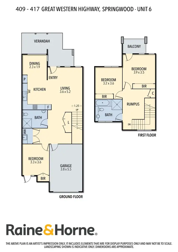 Floorplan of Homely townhouse listing, 6/409-417 Great Western Highway, Springwood NSW 2777