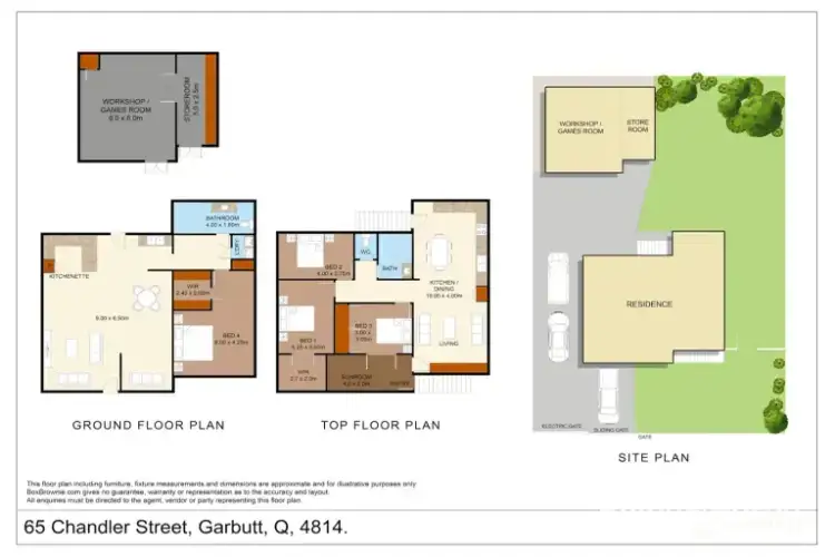 Floorplan of Homely house listing, 65 Chandler Street, Garbutt QLD 4814