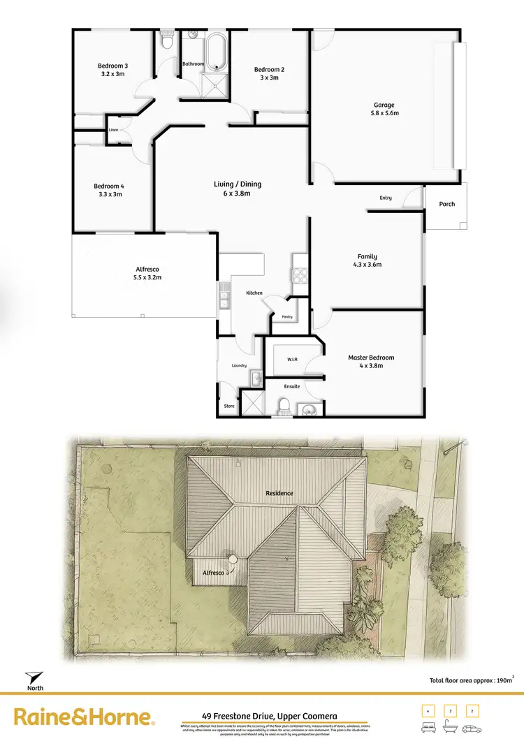 Floorplan of Homely house listing, 49 Freestone Drive, Upper Coomera QLD 4209