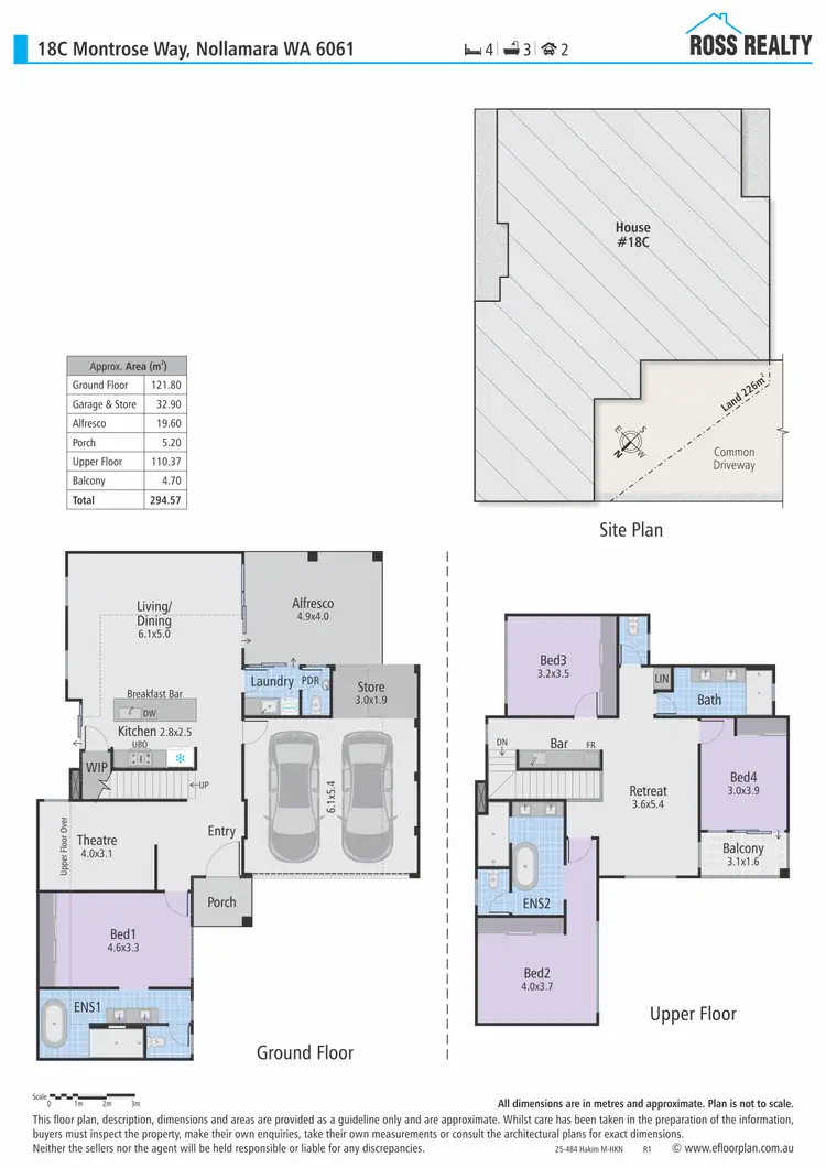 Floorplan of Homely house listing, 18C Montrose Way, Nollamara WA 6061