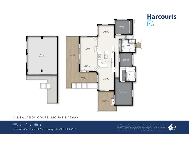 Floorplan of Homely house listing, 17 Newlands Court, Mount Nathan QLD 4211