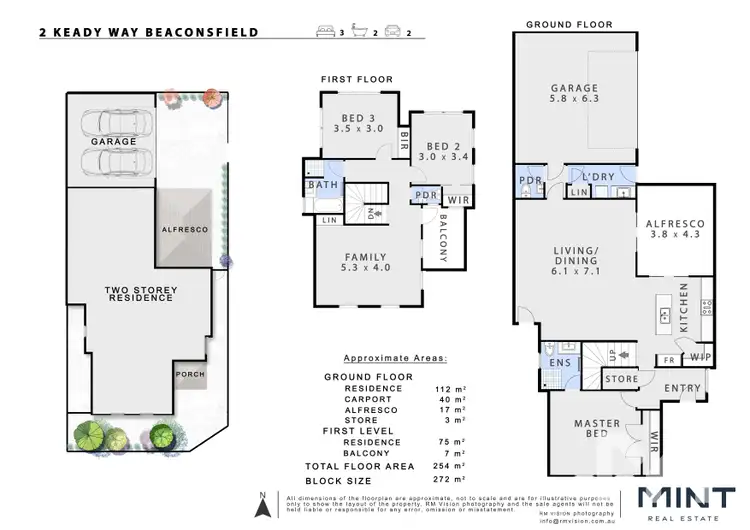 Floorplan of Homely house listing, 2 Keady Way, Beaconsfield WA 6162