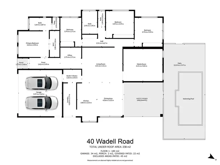 Floorplan of Homely house listing, 40 Wadell Road, Araluen QLD 4570