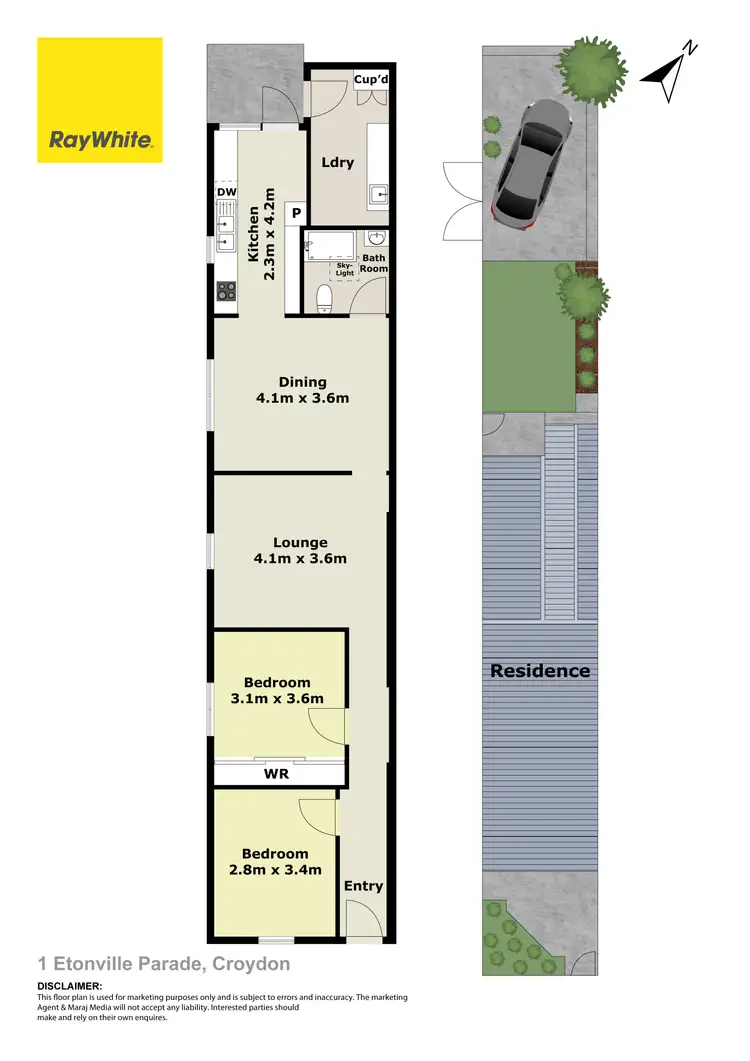 Floorplan of Homely house listing, 1 Etonville Parade, Croydon NSW 2132