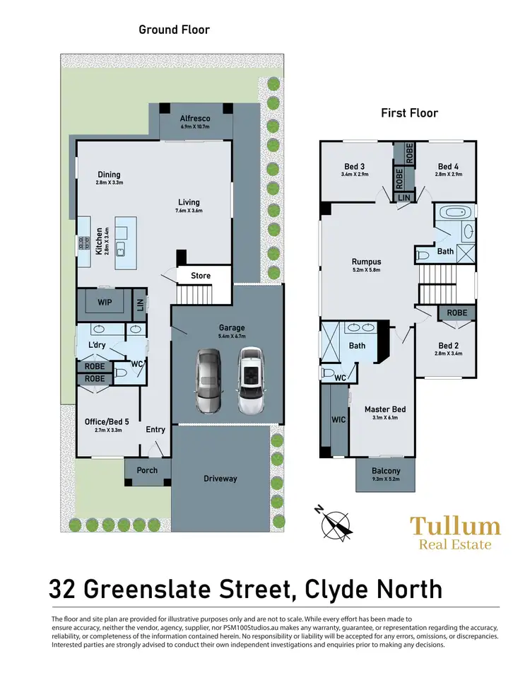 Floorplan of Homely house listing, 32 Greenslate Street, Clyde North VIC 3978