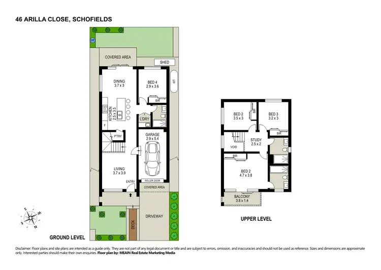 Floorplan of Homely house listing, 46 Arilla Close, Schofields NSW 2762