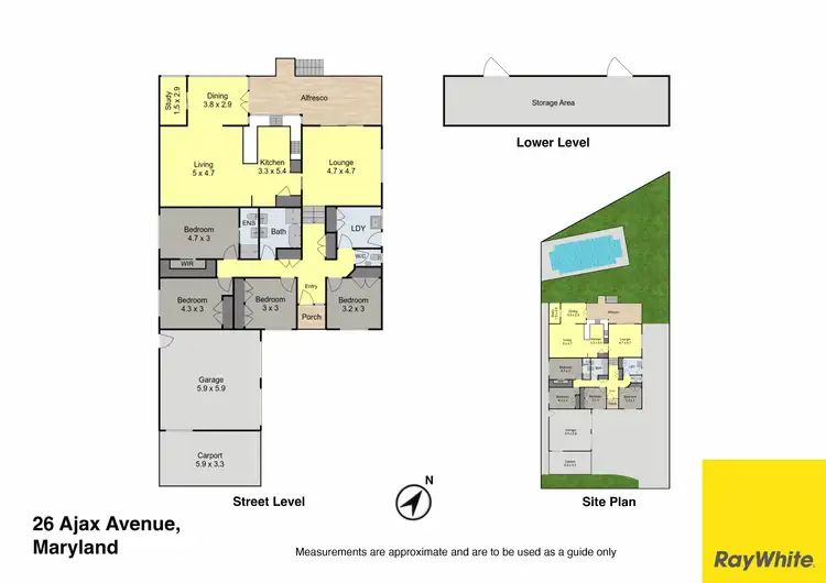 Floorplan of Homely house listing, 26 Ajax Avenue, Maryland NSW 2287