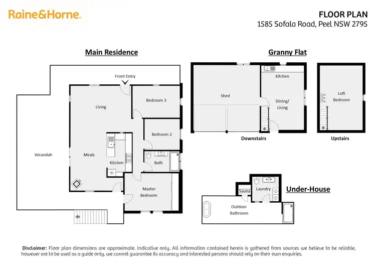 Floorplan of Homely house listing, 1585 Sofala Road, Peel NSW 2795