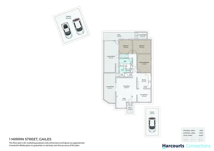 Floorplan of Homely house listing, 1 Mirrin Street, Gailes QLD 4300