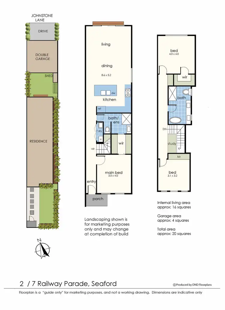 Floorplan of Homely townhouse listing, 7A Railway Parade, Seaford VIC 3198