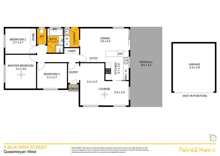 Floorplan of Homely house listing, 5 Bilkurra Street, Queanbeyan West NSW 2620