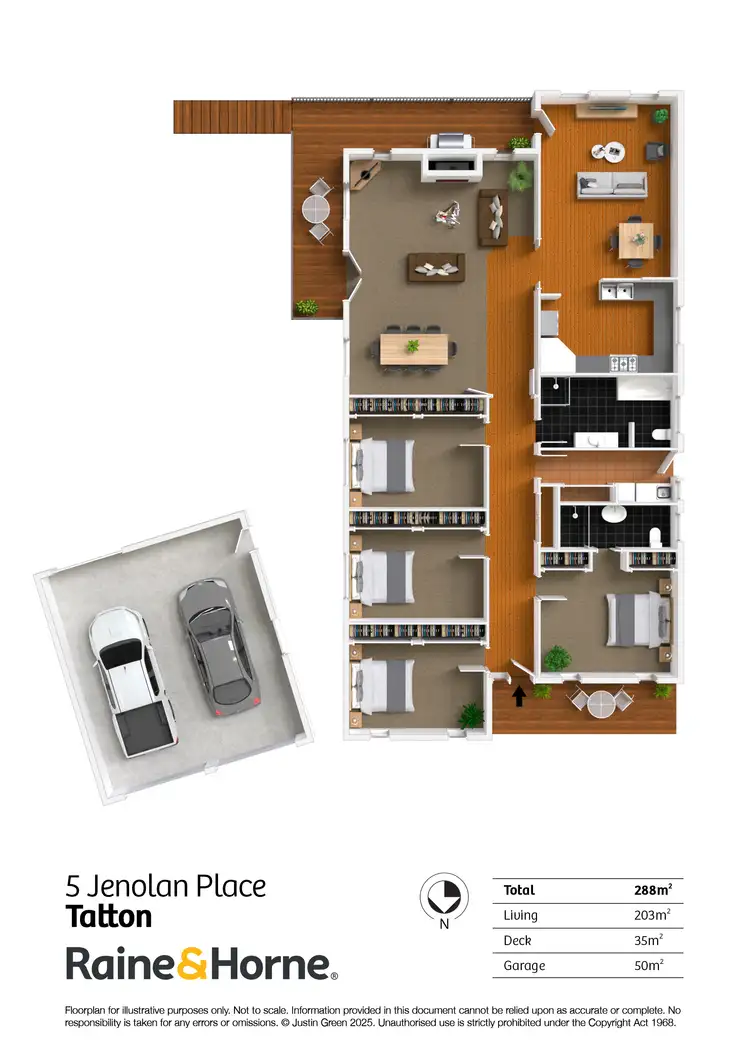 Floorplan of Homely house listing, 5 Jenolan Place, Tatton NSW 2650