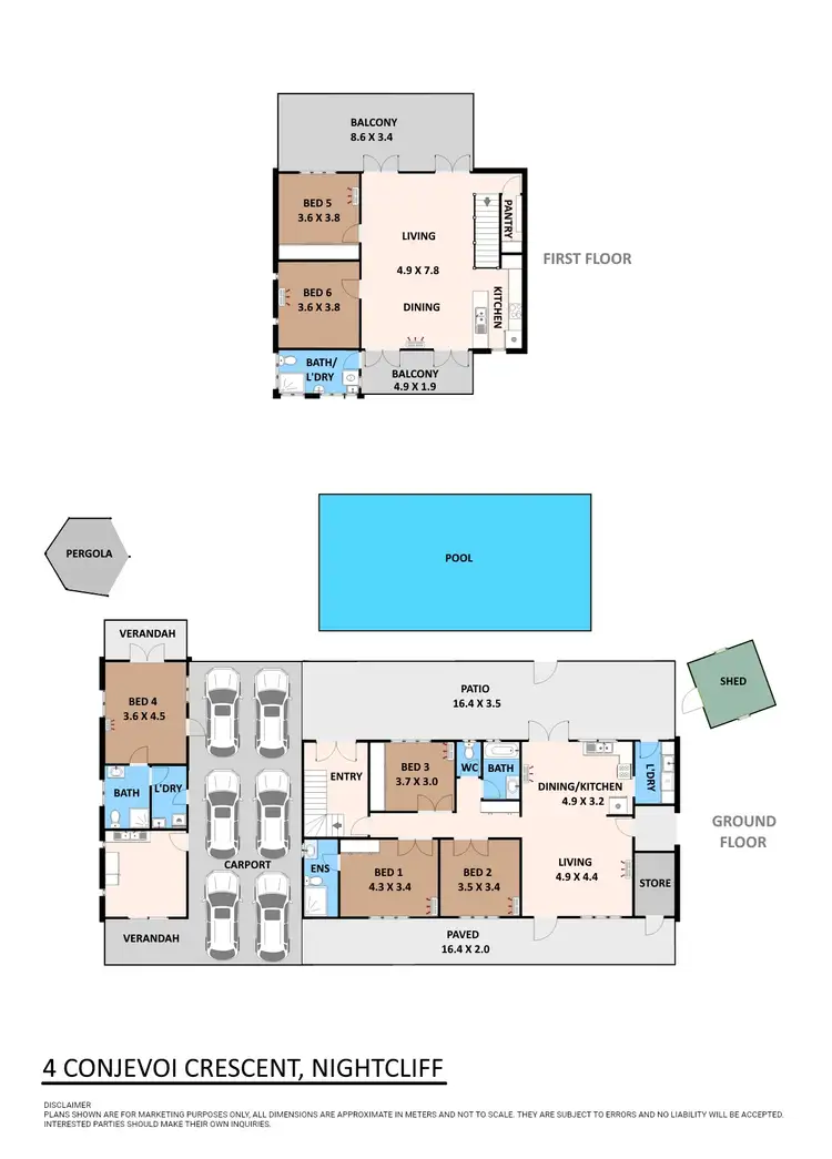 Floorplan of Homely house listing, 4 Cunjevoi Crescent, Nightcliff NT 810