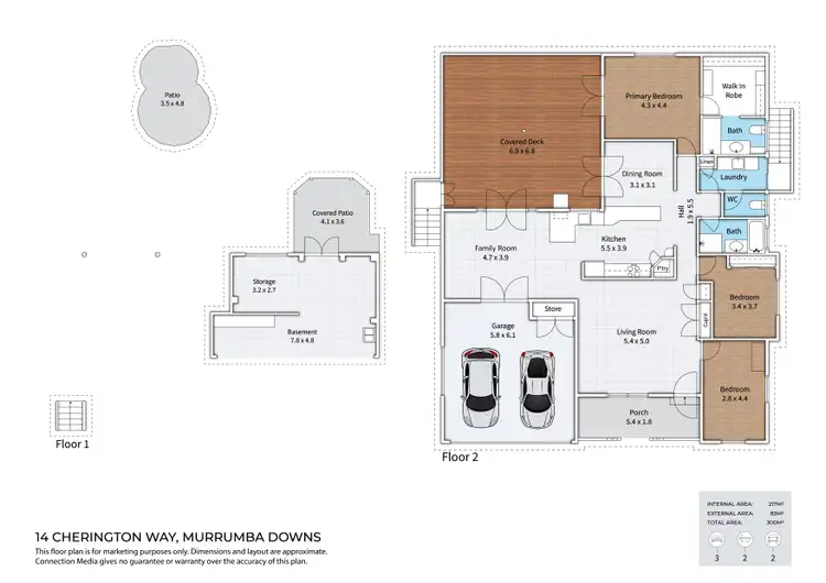Floorplan of Homely house listing, 14 Cherington Way, Murrumba Downs QLD 4503