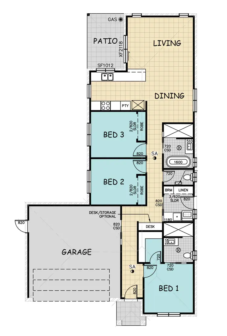 Floorplan of Homely house listing, 143 Boundary Road, Dubbo NSW 2830