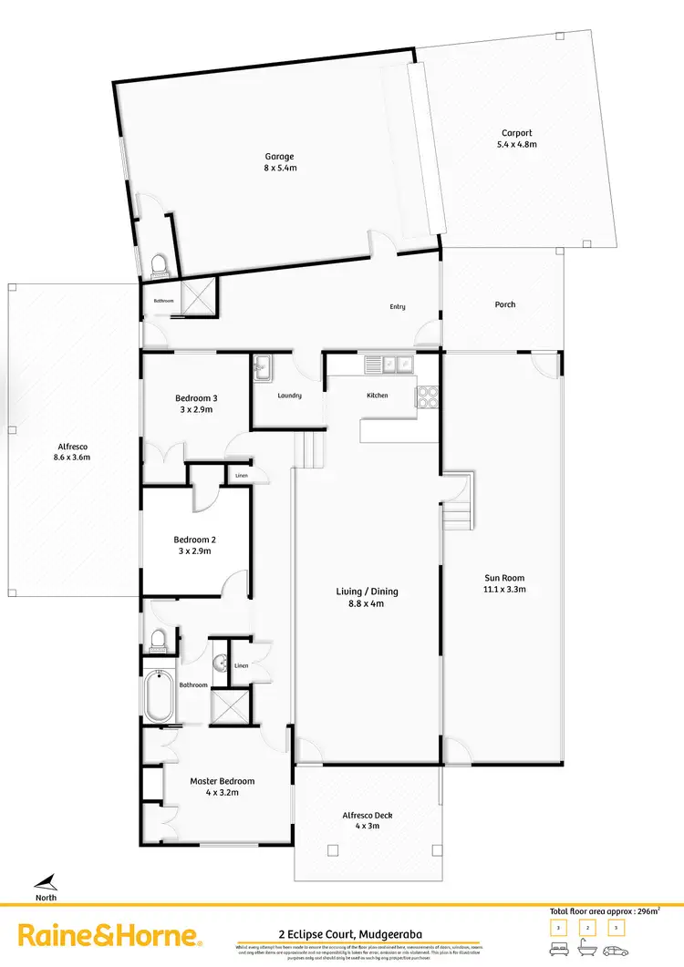 Floorplan of Homely house listing, 2 Eclipse Court, Mudgeeraba QLD 4213