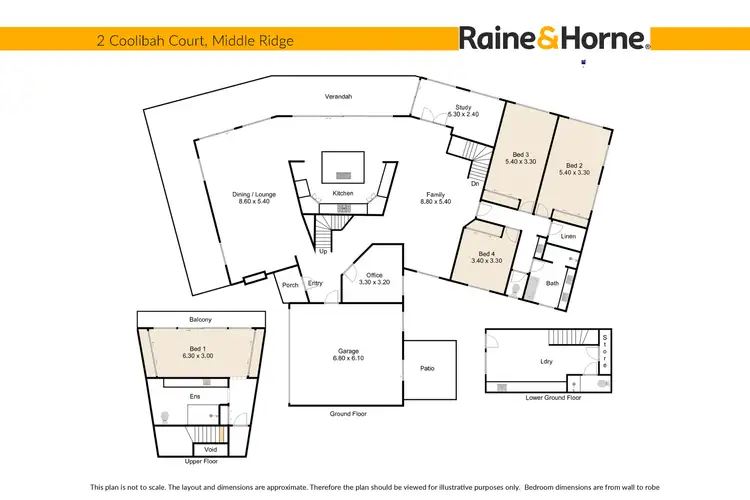 Floorplan of Homely house listing, 2 Coolibah Court, Middle Ridge QLD 4350
