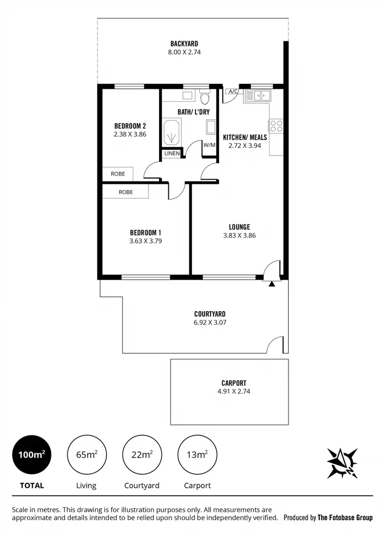 Floorplan of Homely unit listing, 5/3 Maclagan Avenue, Allenby Gardens SA 5009