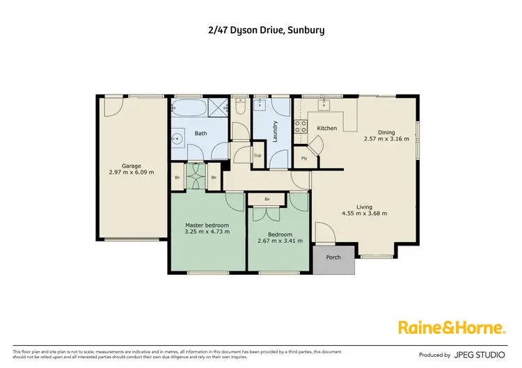 Floorplan of Homely house listing, 2/47 Dyson Drive, Sunbury VIC 3429