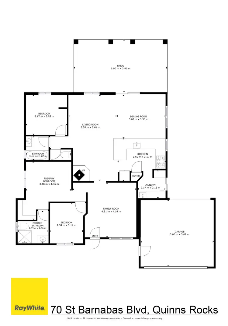 Floorplan of Homely house listing, 70 St Barnabas Boulevard, Quinns Rocks WA 6030