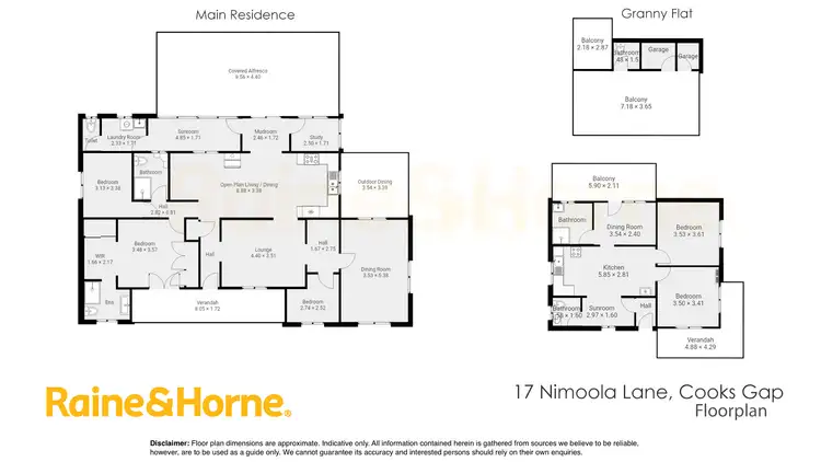 Floorplan of Homely house listing, 17 Nimoola Lane Cooks Gap Via, Mudgee NSW 2850