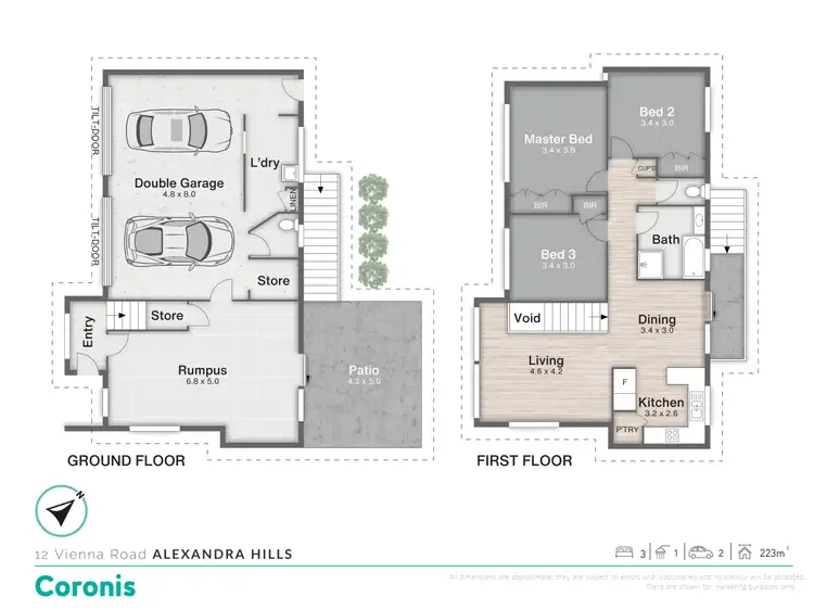 Floorplan of Homely house listing, 12 Vienna Road, Alexandra Hills QLD 4161