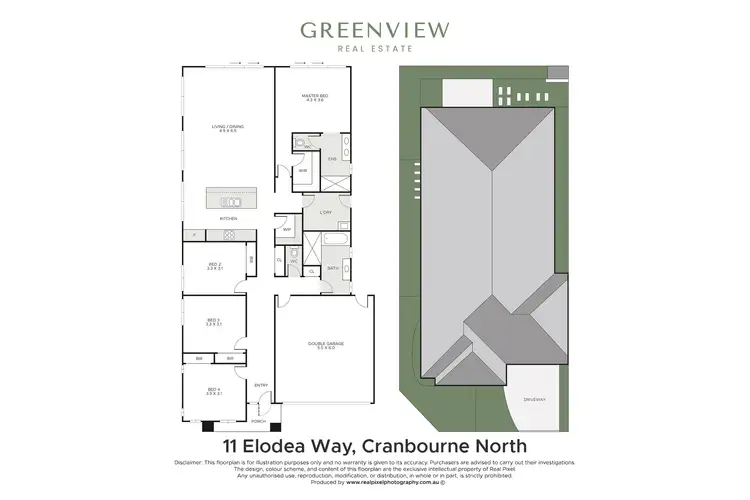Floorplan of Homely house listing, 11 Elodea Way, Cranbourne North VIC 3977