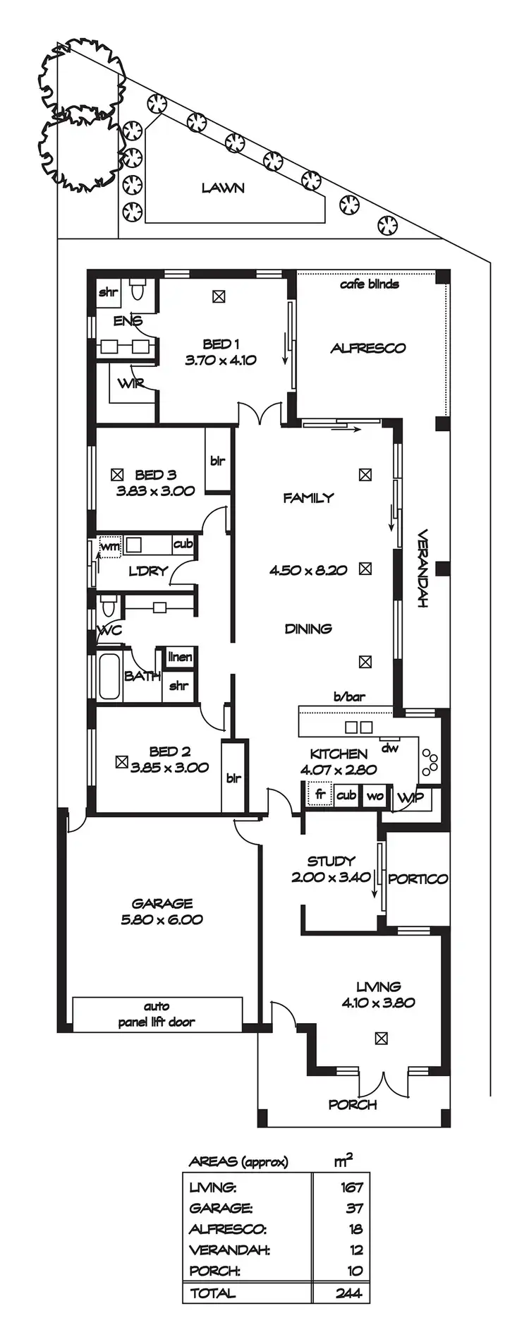 Floorplan of Homely house listing, 1A Forbes Street, Hillcrest SA 5086