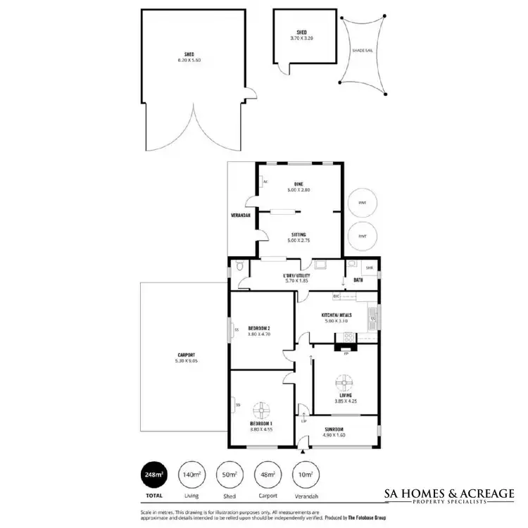 Floorplan of Homely house listing, 10 Webb Street, Tailem Bend SA 5260