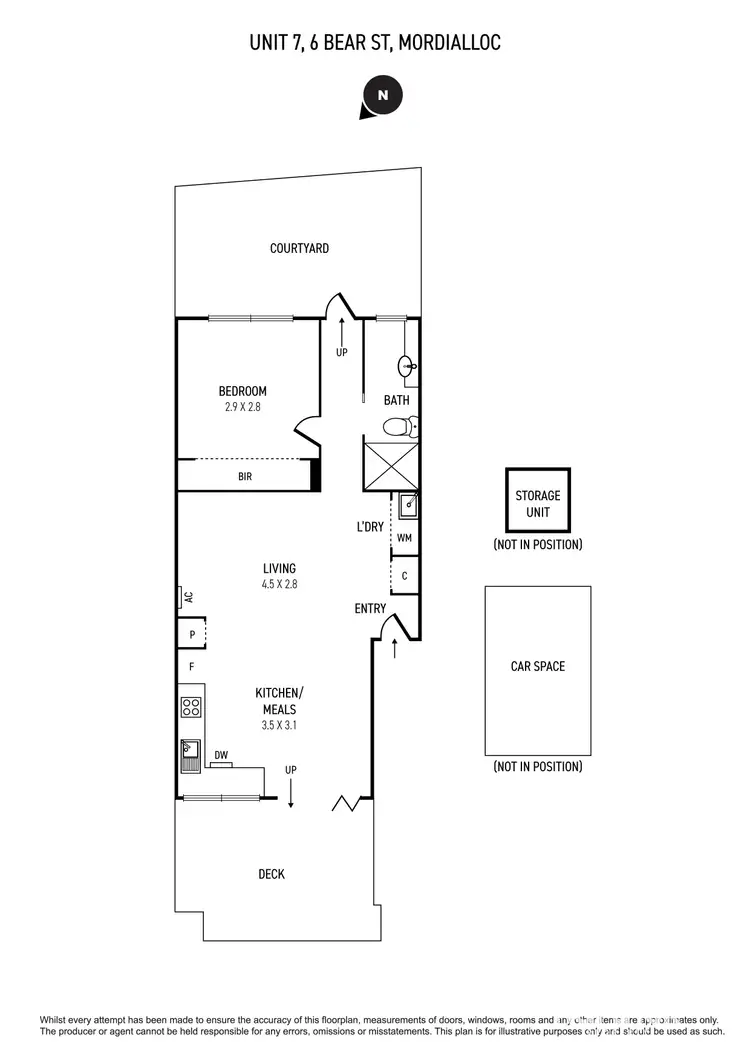Floorplan of Homely apartment listing, 7/6 Bear Street, Mordialloc VIC 3195