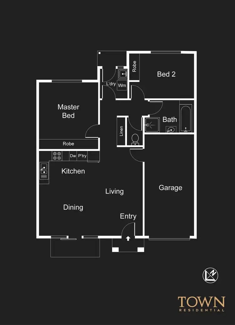 Floorplan of Homely townhouse listing, 15/204 Macfarlane Burnet Avenue, Macgregor ACT 2615